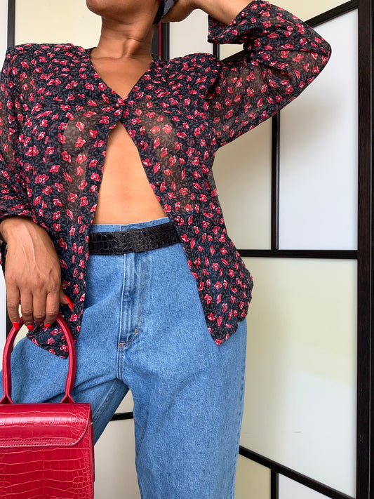 Anne Klein Flower Girl Top